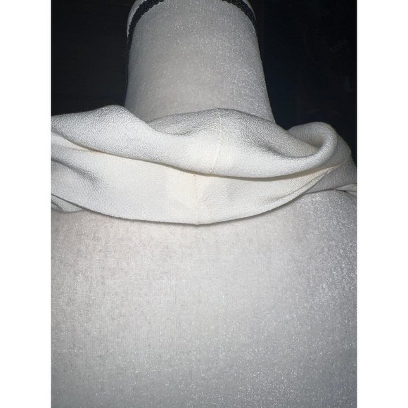 FREE PEOPLE Womens Ivory Cowl Neck Sleeveless Casual Top L - Picture 15 of 15
